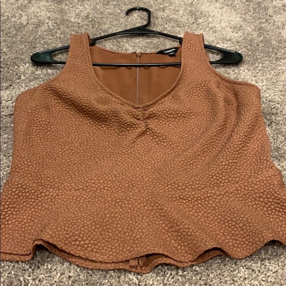 Express peplum top.